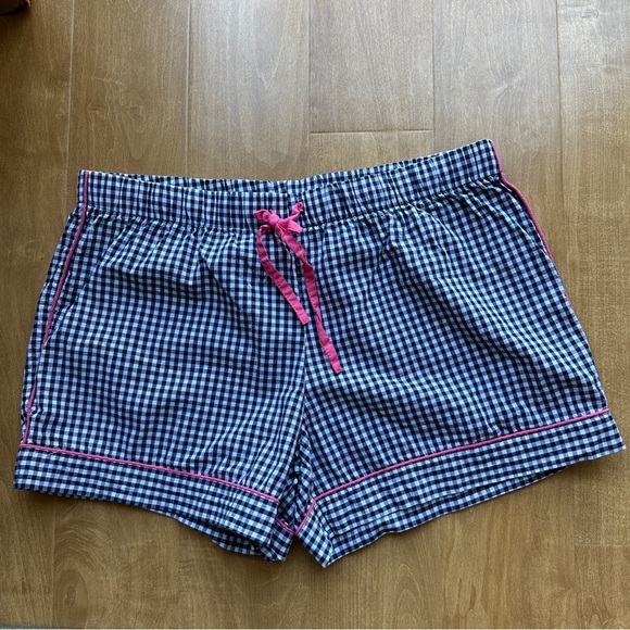 Liz Claiborne Sleepwear Black and White Gingham Pajama Set, Size Medium - Picture 5 of 15